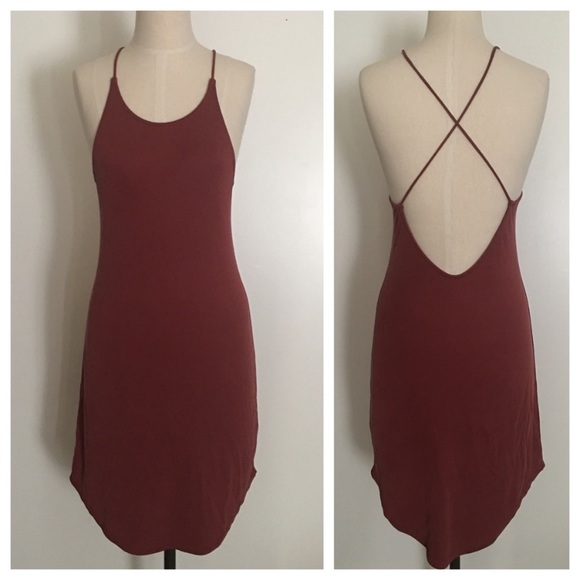 Kendall & Kylie Ribbed Strappy Back Dress - Picture 1 of 7